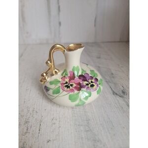 Le pere rose nug mini vase ceramic vintage home decor figure flower